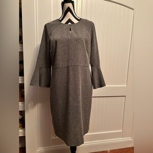Ann Taylor Charcoal Textured Dress